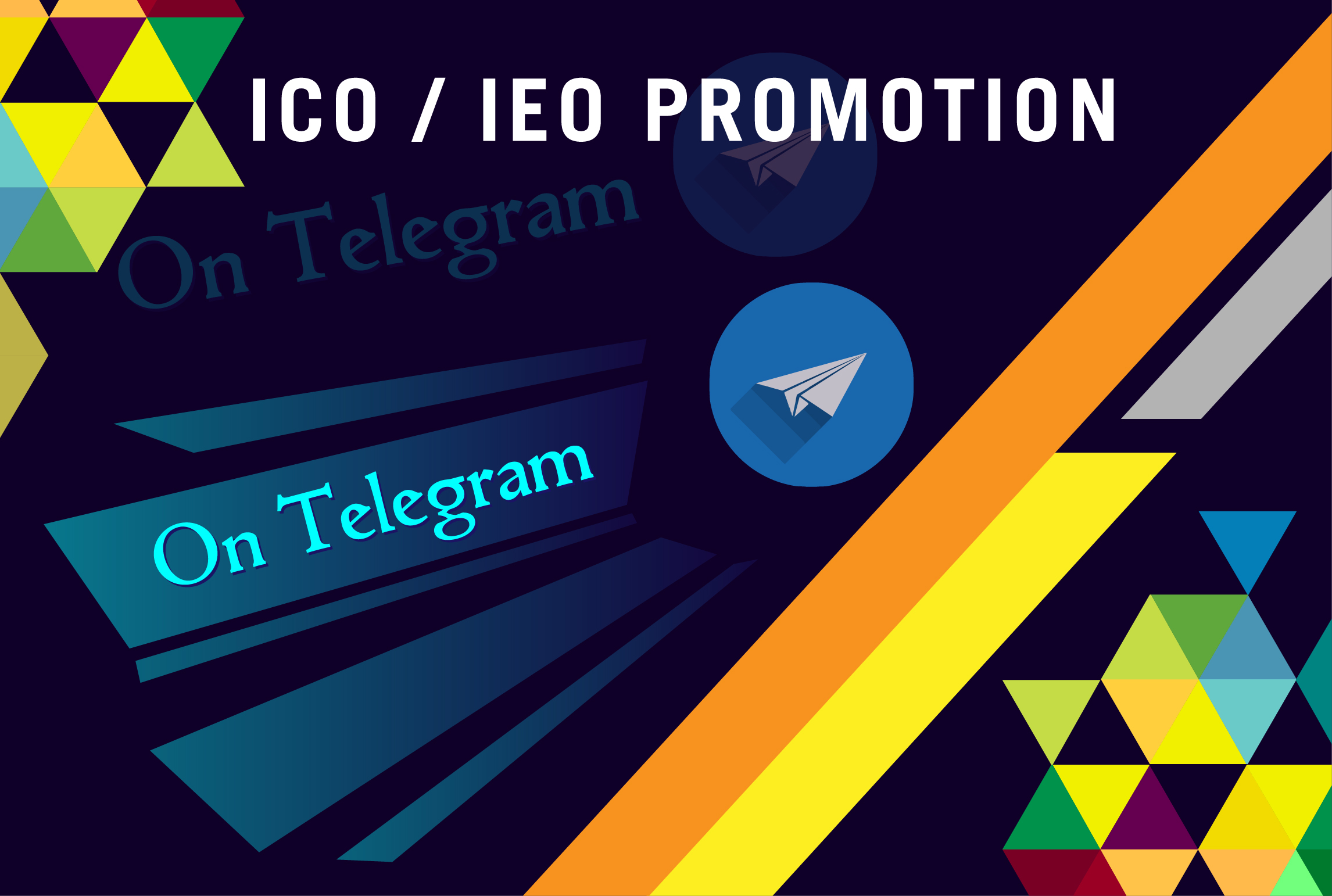 Promote Your Ico,Ieo On Telegram To Crypto Investors cover