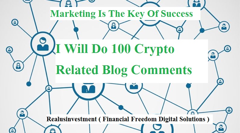 I Will Do 100 Crypto Related Blog Comments cover