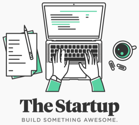 Largest Tech Publication: The Startup logo