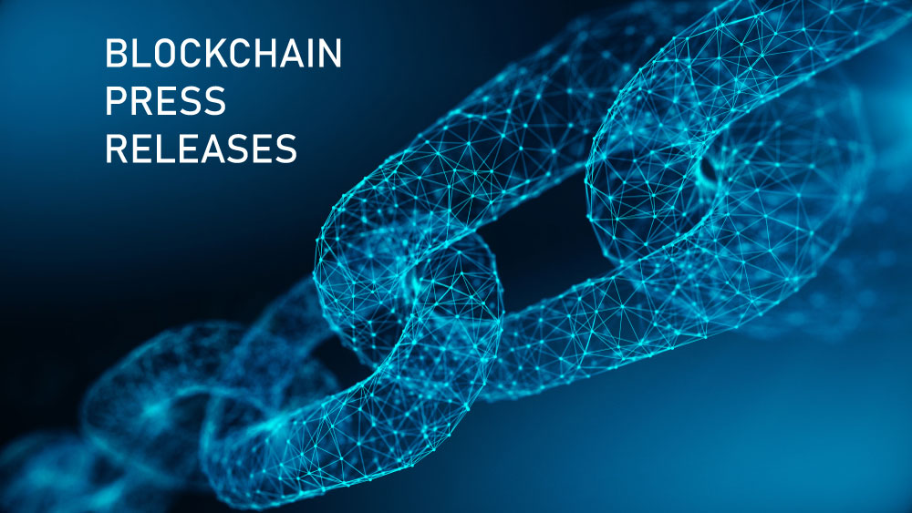 Blockchain Press Release logo